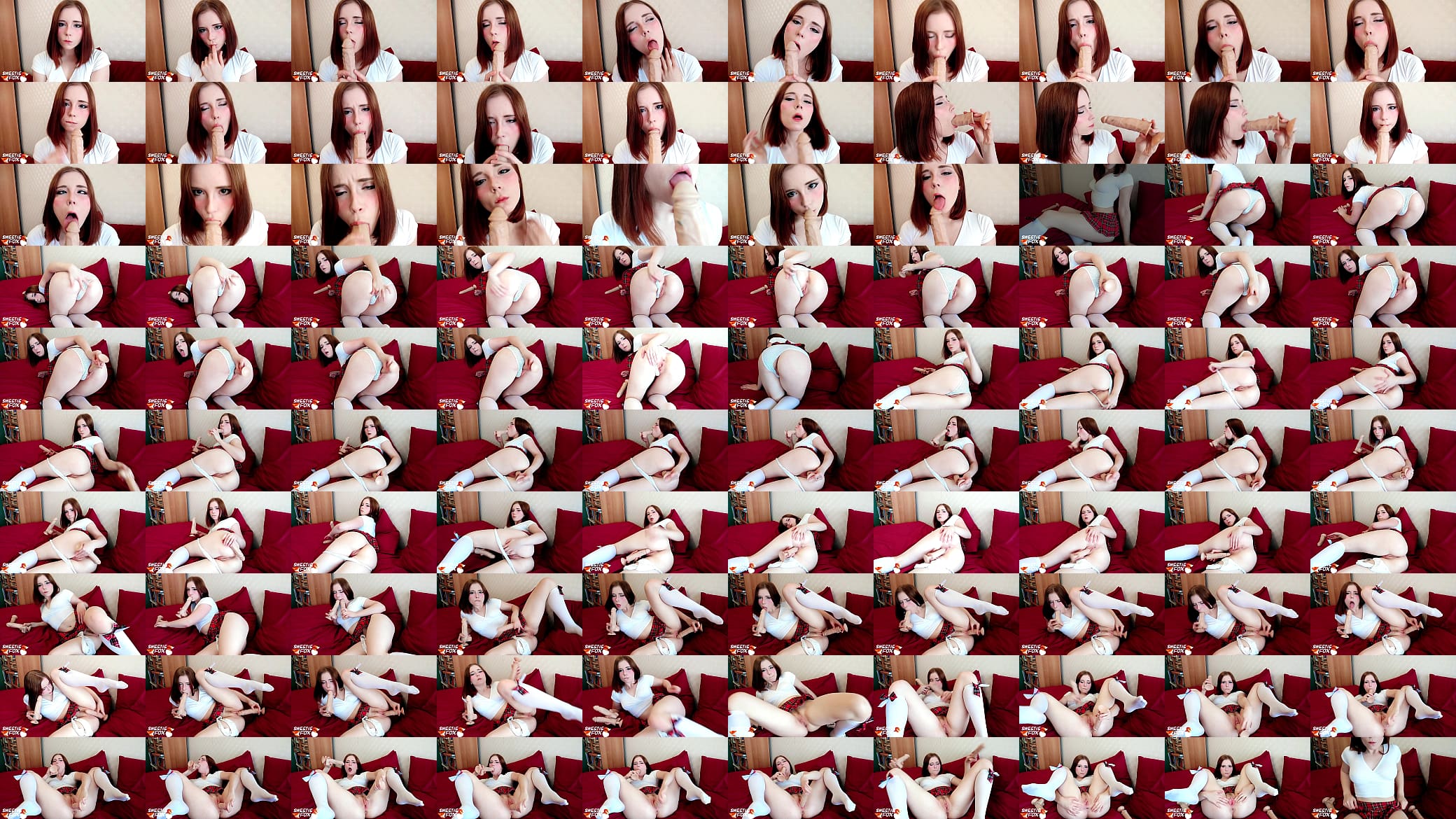 Sexy Beauty Blowjob Dildo and Masturbate after the Dance 预览图