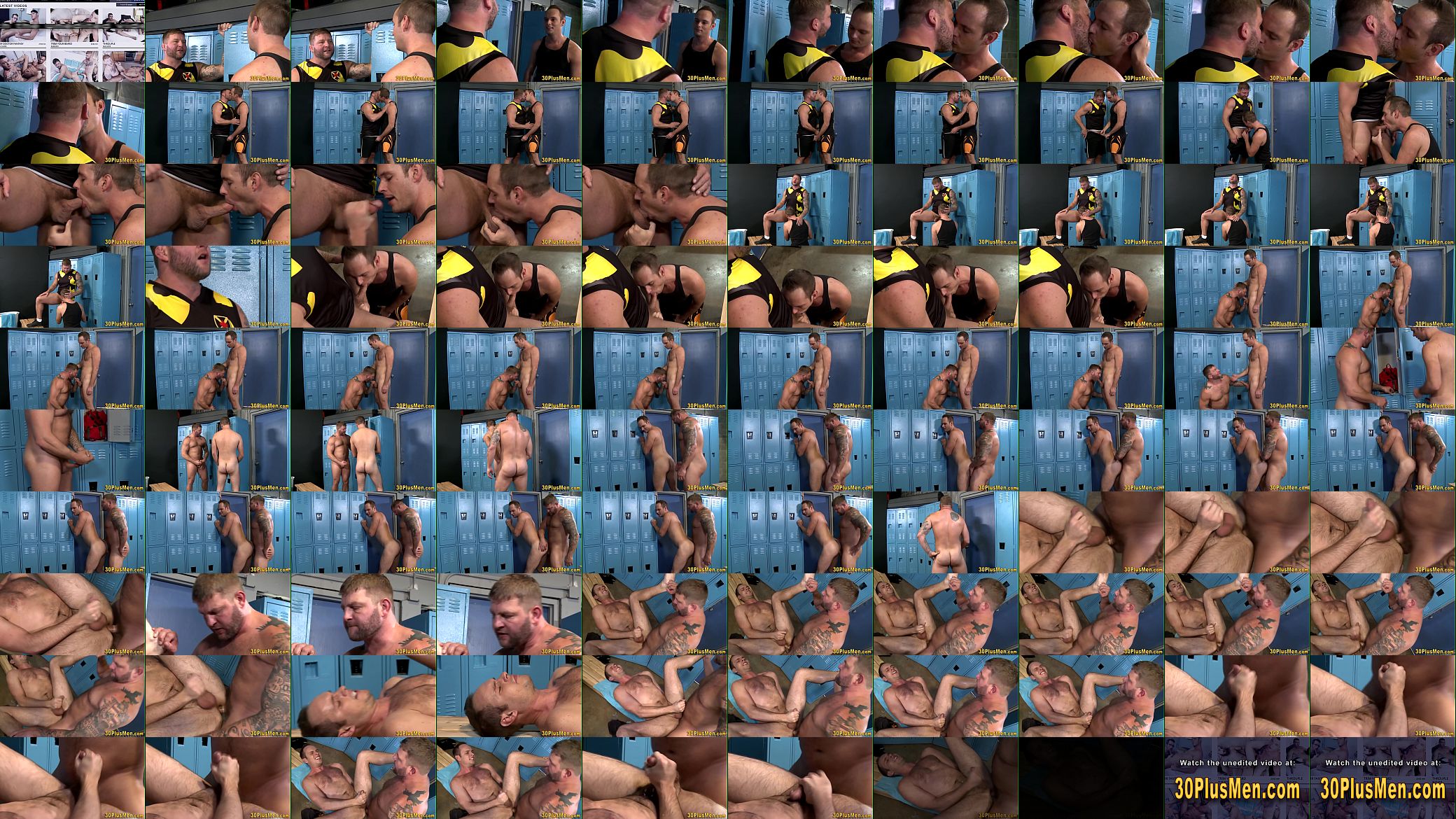 Jock and bear suck and fuck in locker room 预览图