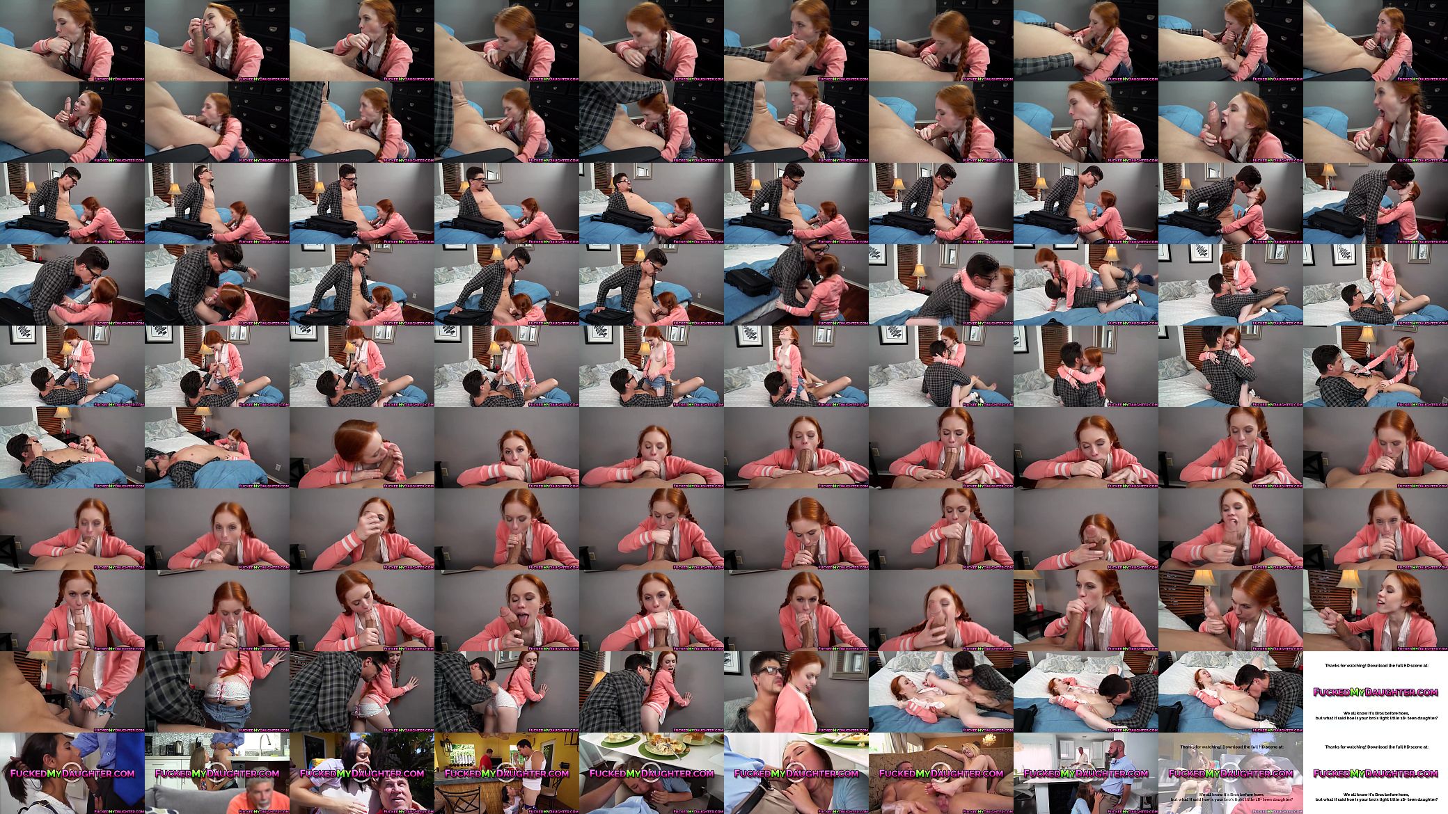 Redhead teen Dolly fucking with a nerd guy 预览图