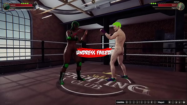 LuchaBelle VS Joe Curr (Naked Fighter 3D)