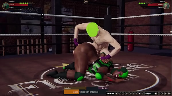 LuchaBelle VS Joe Curr (Naked Fighter 3D)