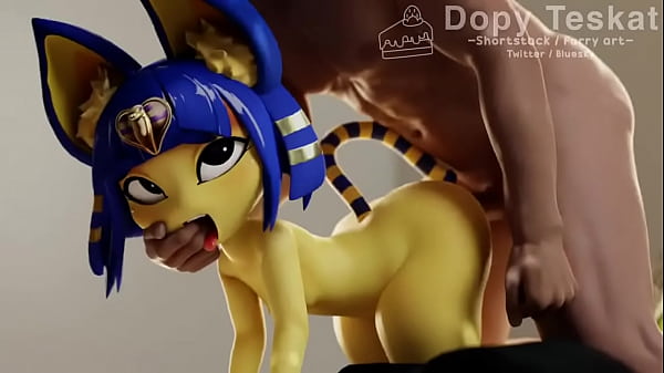Ankha giving it to the black guy