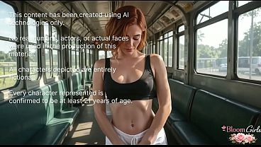 My 18-year-old girlfriend took my virginity on the school bus. She rode my dick like a real slut[AI]
