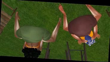 Ahsoka and Moana island babes threesome