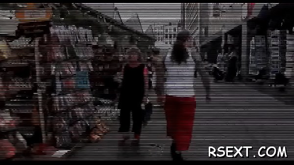 Cute hooker sucks a large pole passionately and...