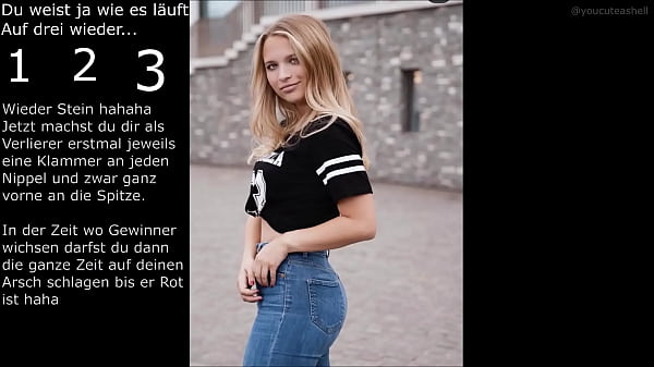 Deine Herrin Lisa Küppers spielt mit dir und lässt dich bei Schere Stein Papier leiden | Joi, CBT