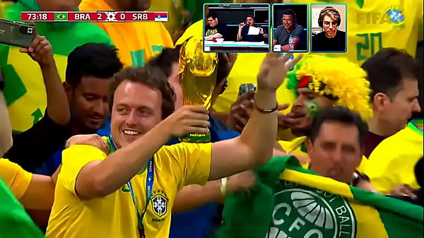 RICHARLISON FUDENDO A SERVIA ENFIOU AS DUAS BOLAS