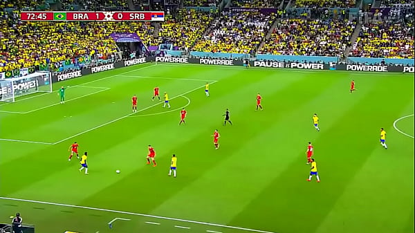 RICHARLISON FUDENDO A SERVIA ENFIOU AS DUAS BOLAS