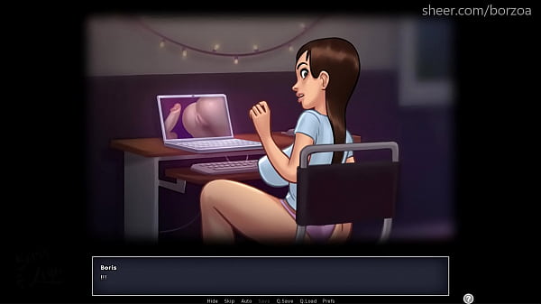 "Stop beating me with that monster dildo. They are watching!" (Summertime Saga - Jenny)