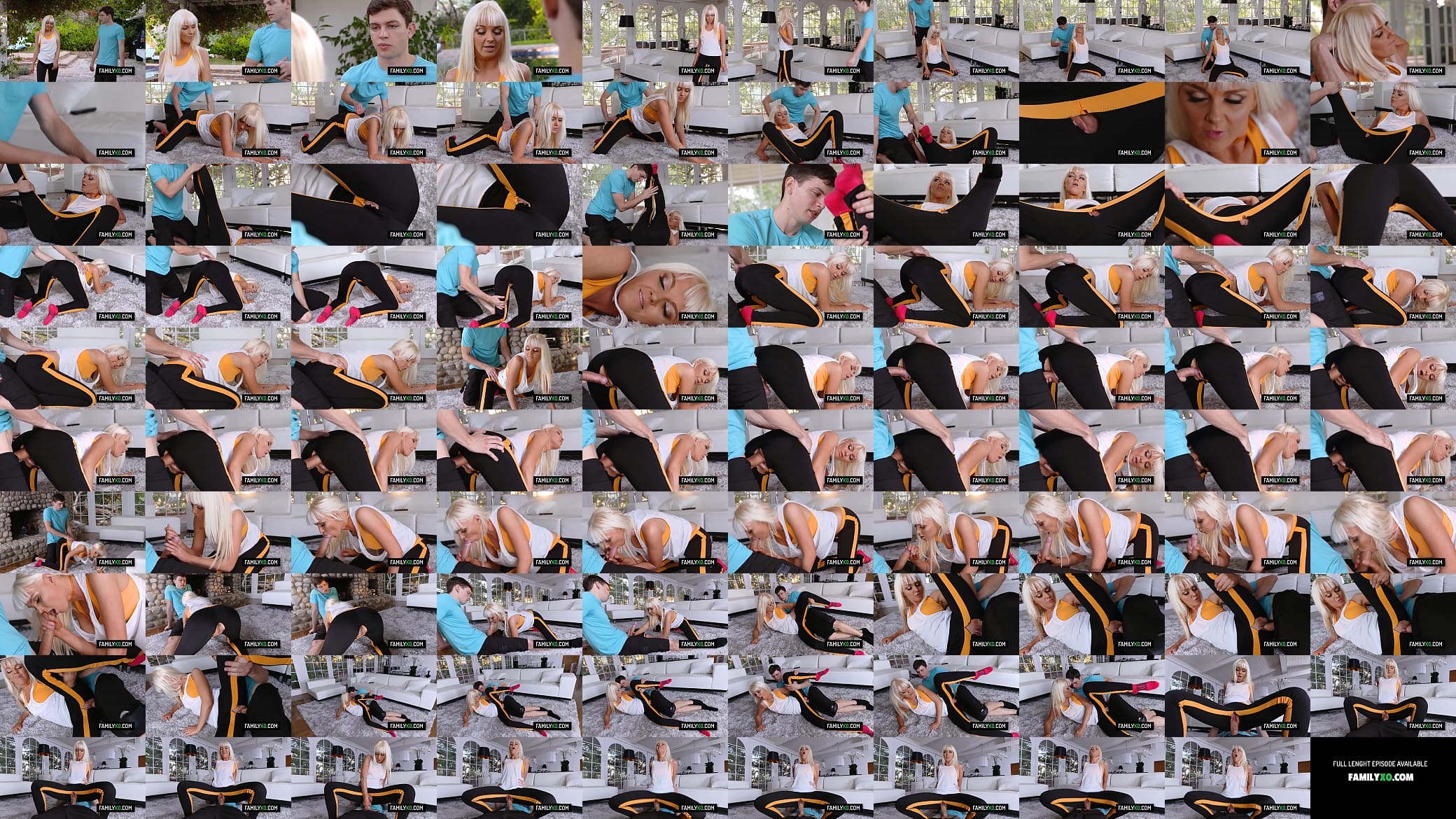 Perv stepson stretching his blonde stepmom Marie McCray 预览图