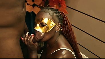 chocolate queen draining my balls
