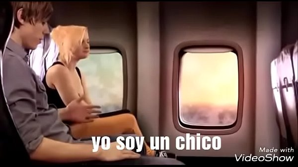 Trapped in a woman's body - transformation porn on airplane