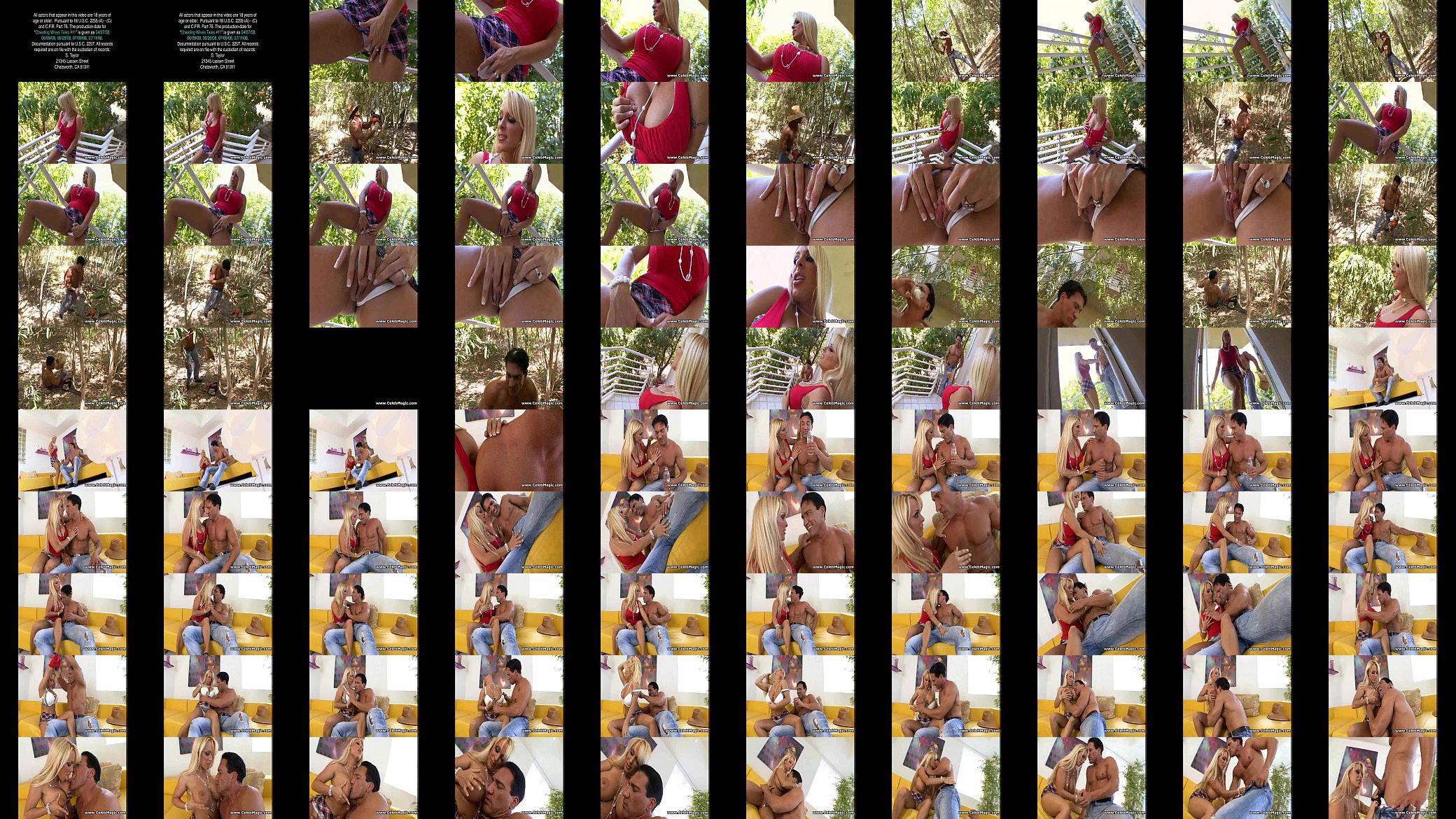 Hot blonde caught  the gardener 预览图
