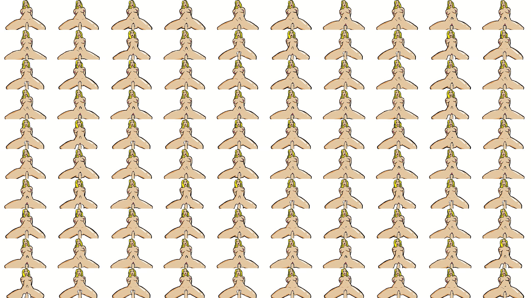 2d Animation blonde woman riding dildo 预览图