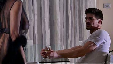 Kira Queen seduced her neighbor and fucked on the dinner table ( full video)