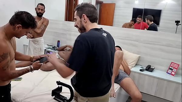 Behind the scenes of Milf Xandelle's first time in porn doing a lot of anal and getting a lot of milk