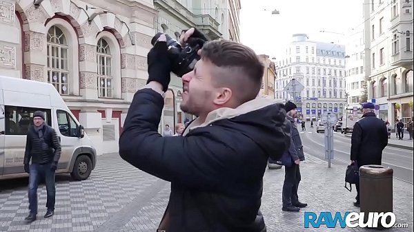 Download Video - RAWEURO Beautiful Twink Gets Bareback Hard In Doggystyle