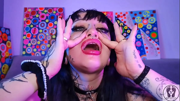 NOSE FETISH DEEDEELOVE GOTHIC BEAUTY GIRL