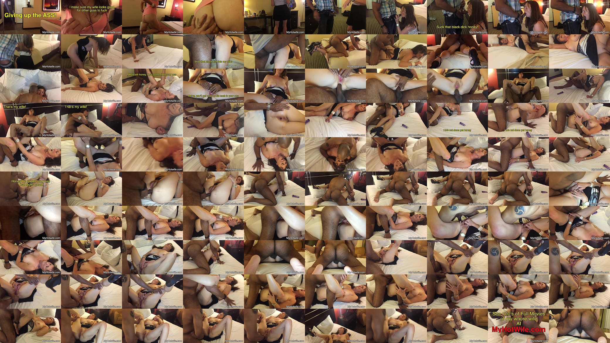 My wife Jackie takes black cock in all her holes! 预览图