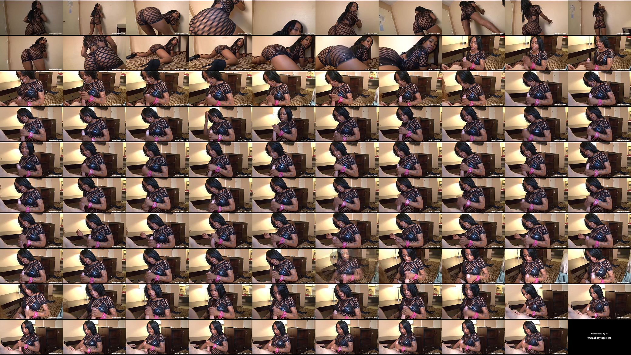 Teen Ebony Jerking A Dick 预览图