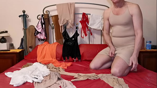 Sissy Slut Working Out Not to Cum for as Long as Possible before forthcoming Evening