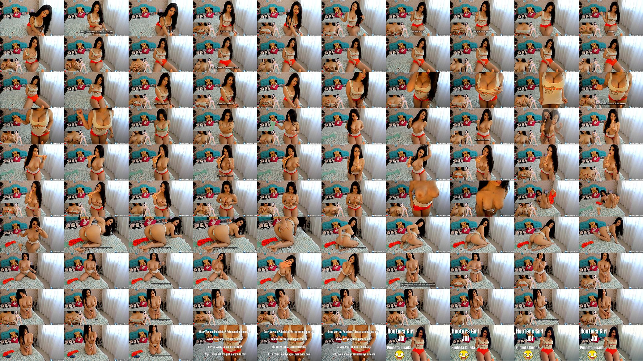 Sexy Hooters Girl so Horny jerk Off Instruciton safada gostosa fazendo-te gozar punheta controlada 预览图