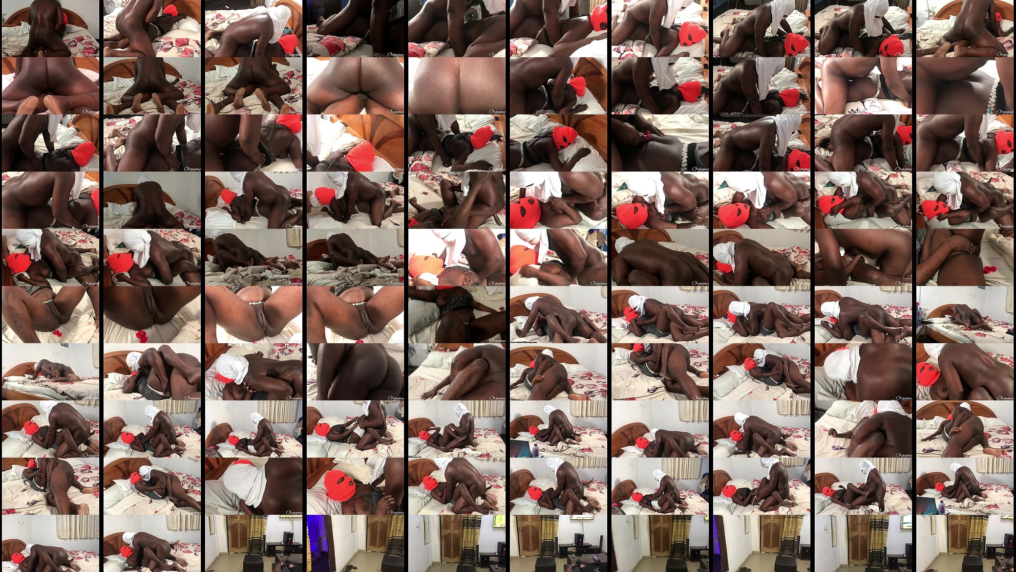 Ebony naija whore fucks a fat African cock 预览图