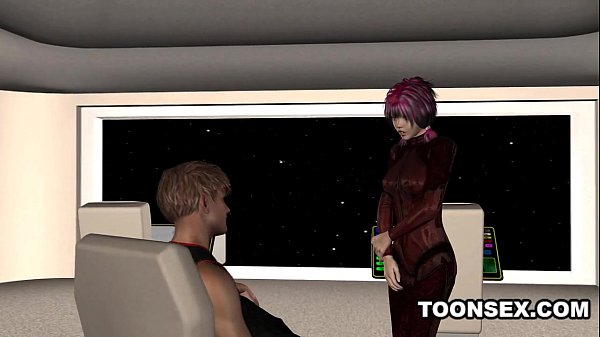 3D cartoon emo babe sucks cock and gets fucked