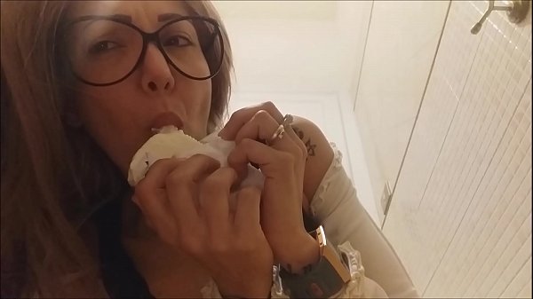 with a very full mouth..I almost feel like throwing up