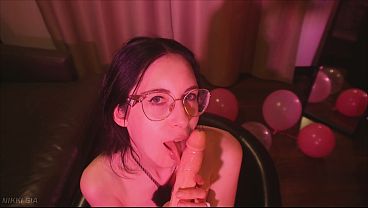 Valentine's Day Blowjob and Fuck