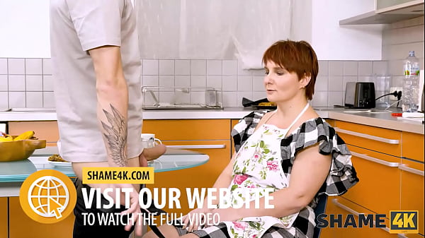 Download Video - SHAME4K&period; Seductive older woman lures handsome stud into having rough sex