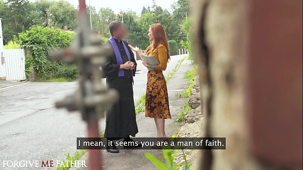 Download Video - Forgive Me Father - Innocent widow redhead MILF first time with big dick hardcore sex public pick up