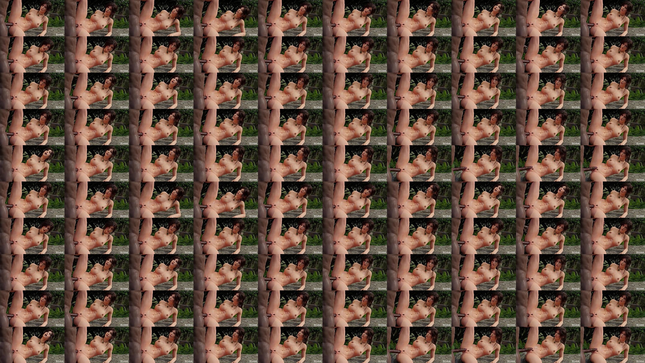 Lara Croft gets fucked in the jungle 预览图