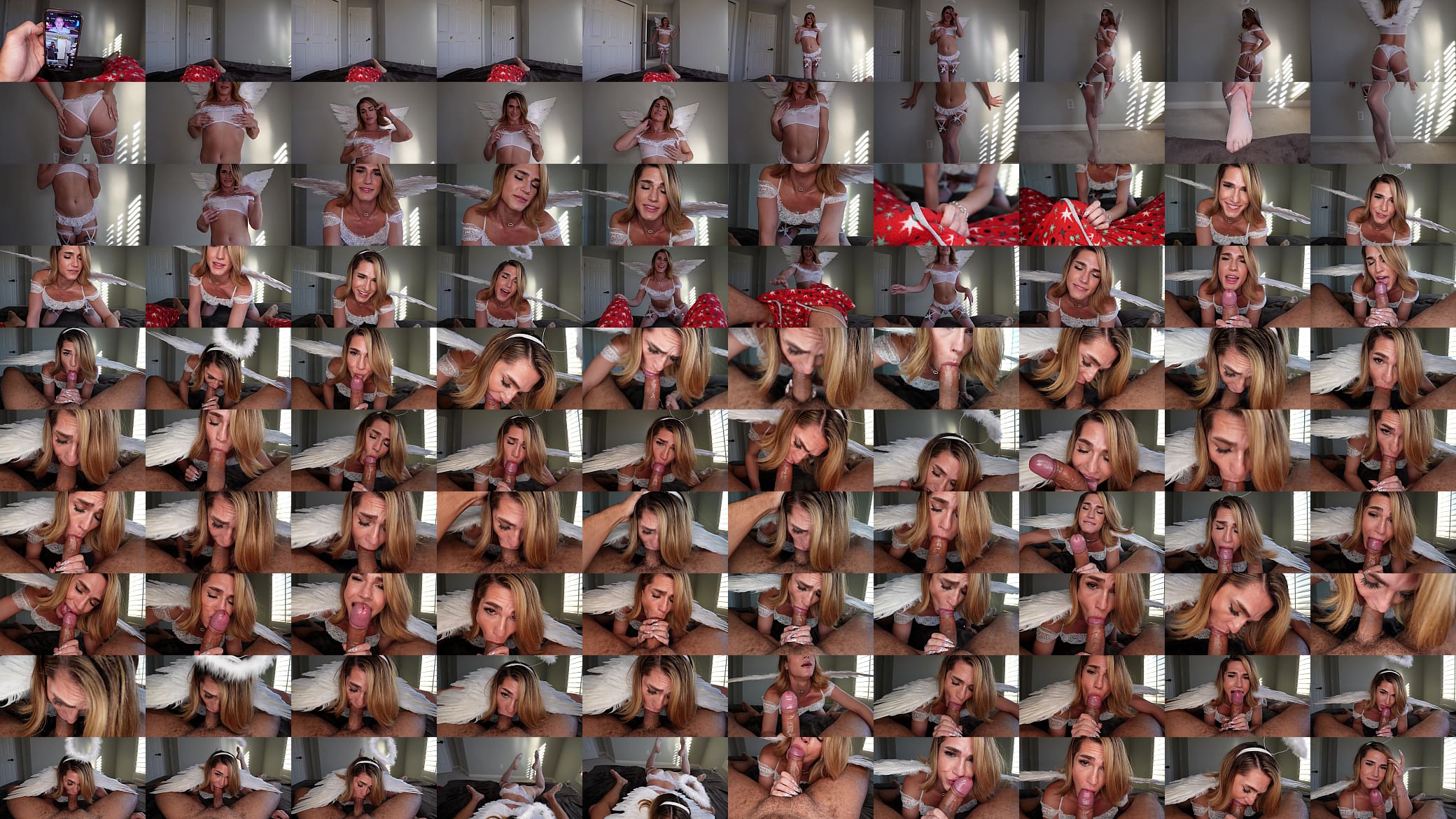 Blonde Trans Hottie Kalli Grace Is the Angel on My Tree 预览图