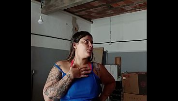 A married boss visits the construction site alone and provokes the construction worker into giving her oral sex and offering him her vagina.