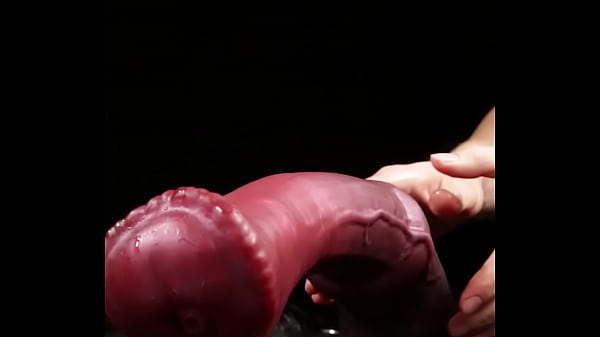 Download Video - Masturbating huge -shaped dildo