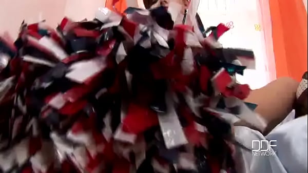 Sweet cheerleader feet!