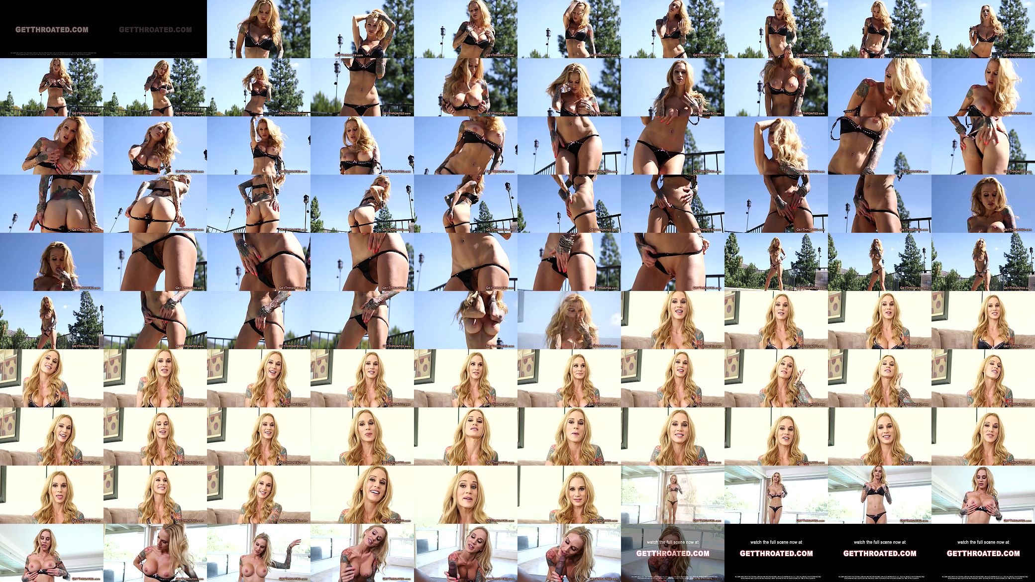 Blonde Trish Loves To Strip Outdoors 预览图