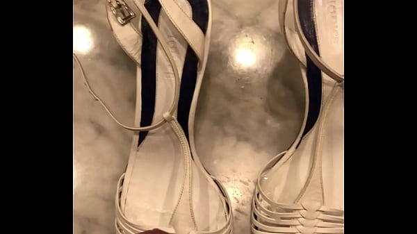 Download Video - White sandals cum shot stepmom