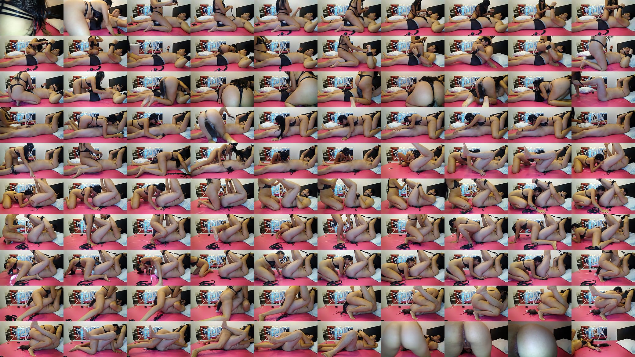 celebrating another month of relationship with my hubby with a nice tied up bdsm fuck in amazon position 预览图