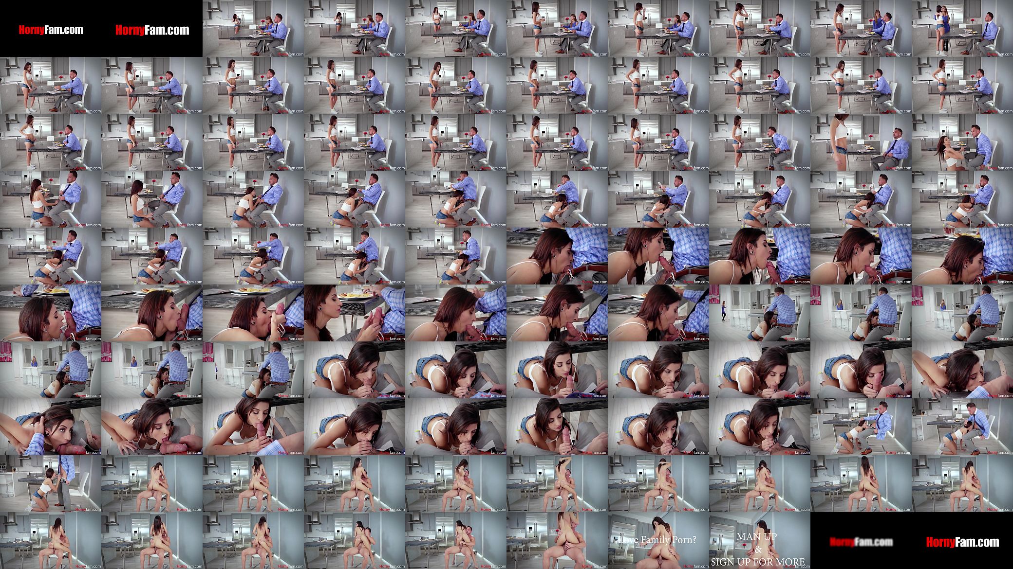 Hot Step Family Breakfast Sex- Shavelle Love 预览图