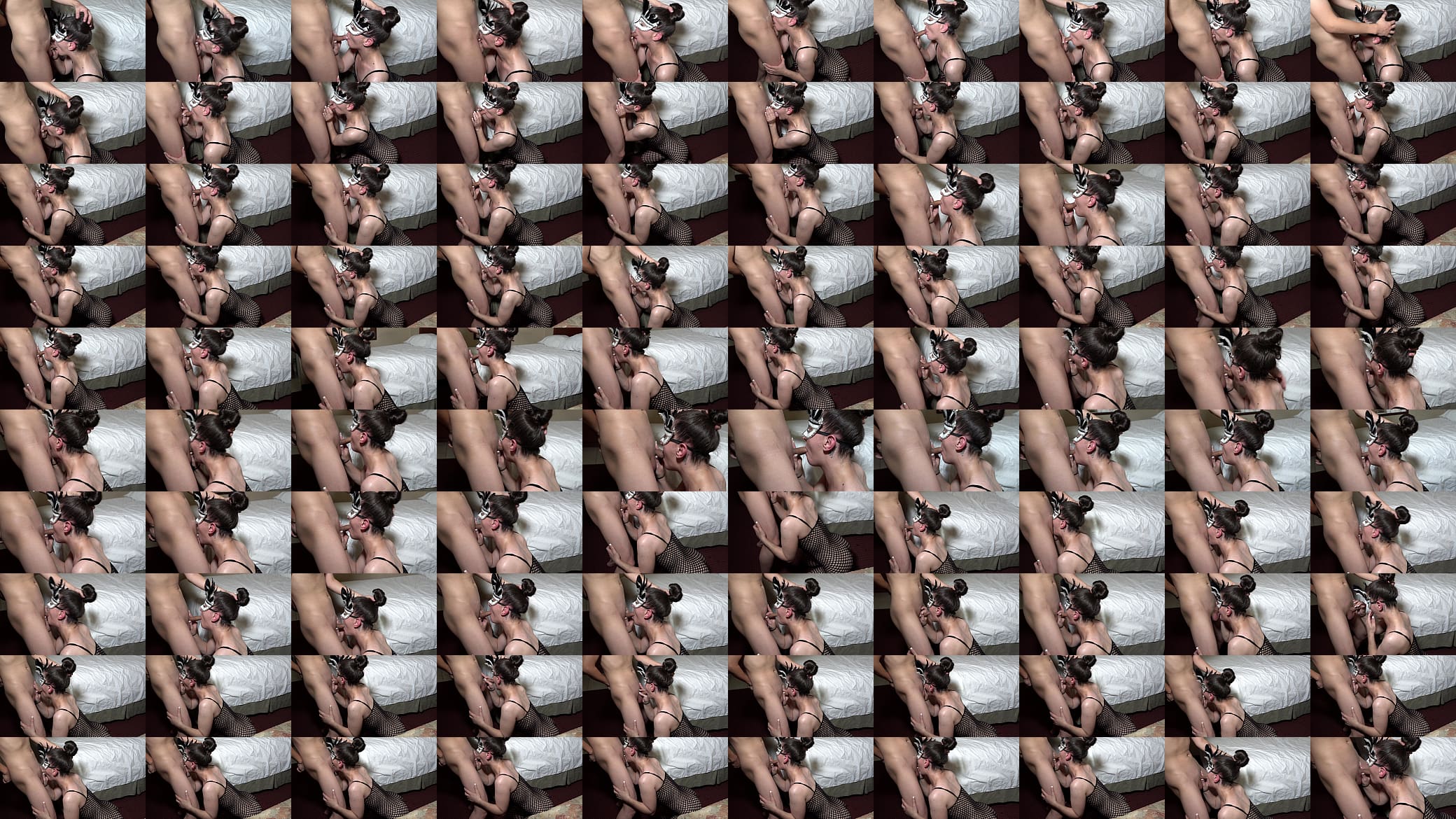Lucky Guy Gets His Tiny Cock Sucked Off By Petite Brunette 预览图