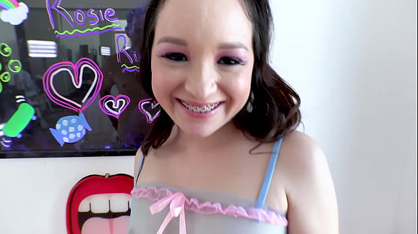 Download Video - ROSIE RICHES First Timer Cutie 18 YO Braces Cutie Fucked by Huge Cock POV and Huge Load Cum Swallow - WoW&excl; A