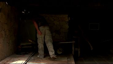 Petite asian double penetrated by two dirty european tourists