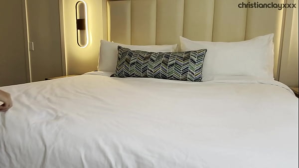 Reyna Belle howls like a bitch as she takes Christian Clay's big cock