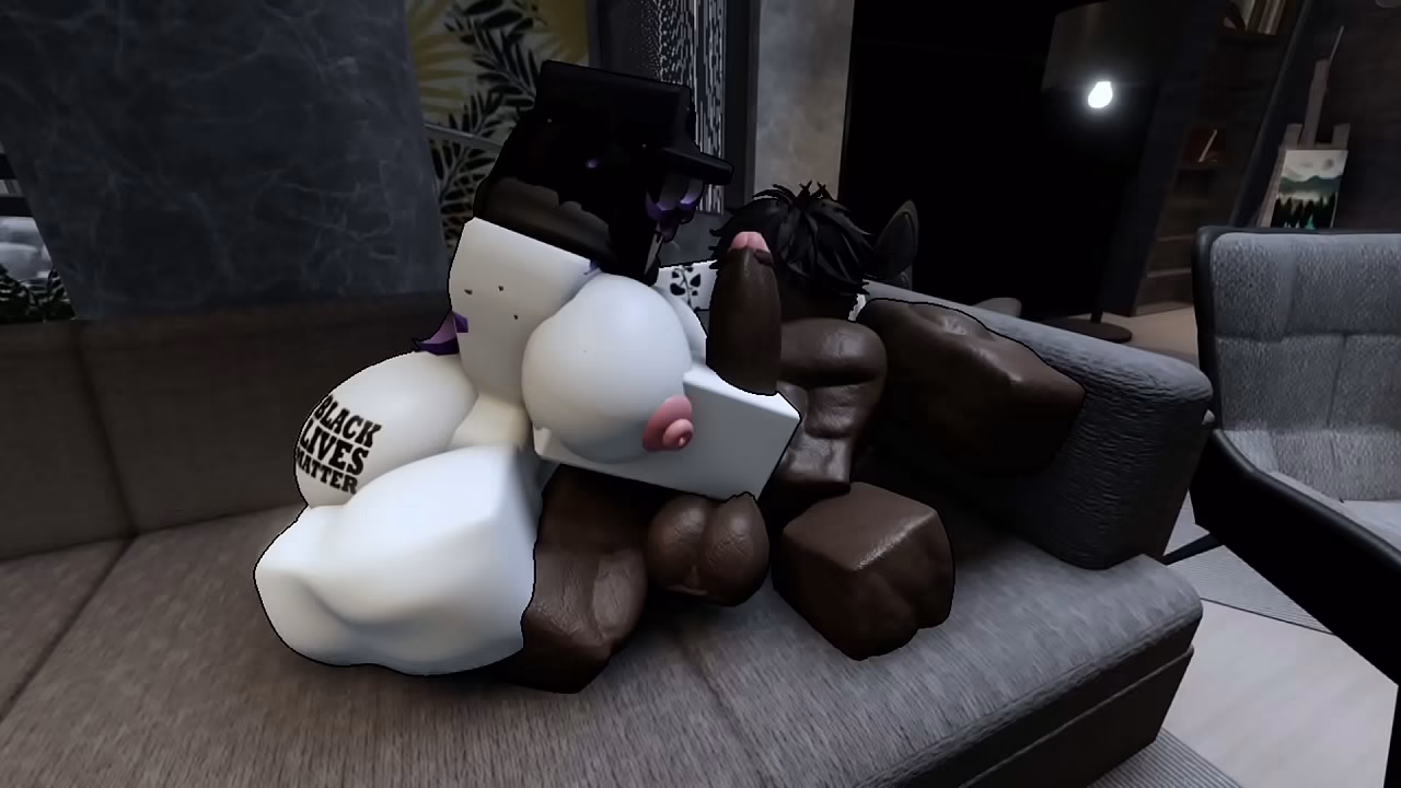 From the couch to the bed~ (Roblox blacked)