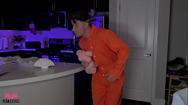 SNEAKY INMATE FUCKS SEX TOY