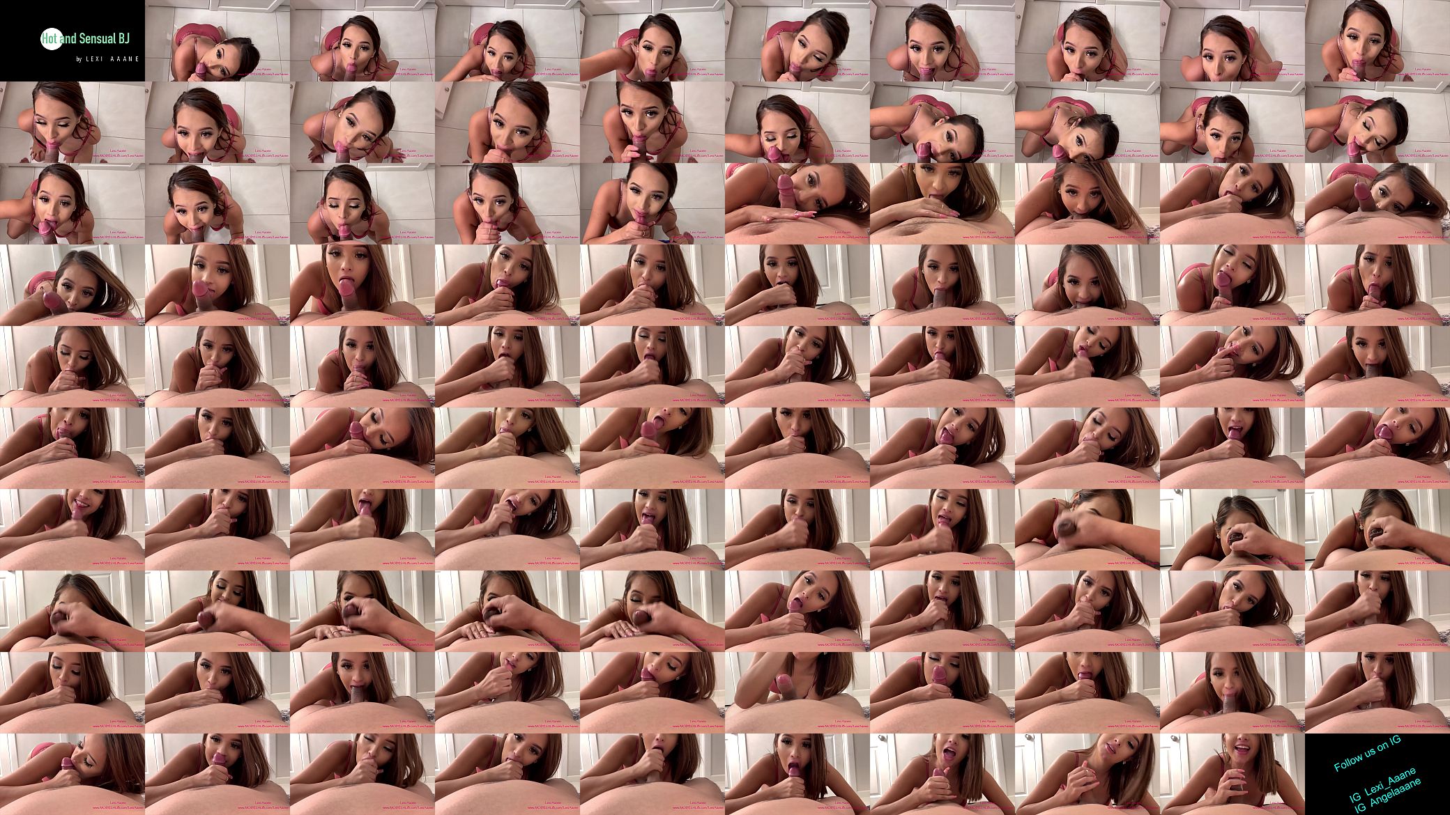 Latina Pornstar gives #1 Fan a Blowjob and swallows all his Cum - Lexi Aaane 预览图