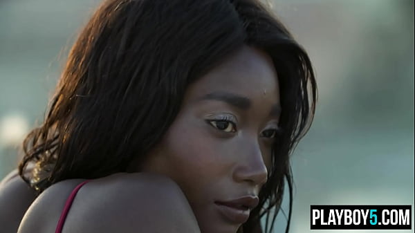 Two Ebony MILF beauties go naked for Playboy exposing everything