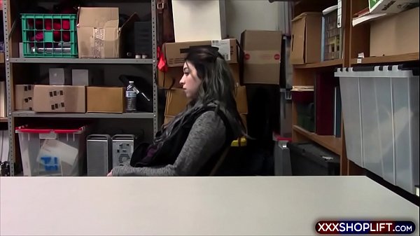 Shoplifter teenie got caught and punish fucked hard